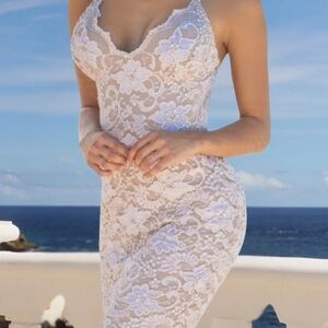 Magda Caviar Lace Mini Dress